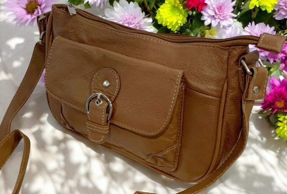 Brown Women Vintage Leather Messenger Cross Body Bag Handbag Purse Hobo Satchel