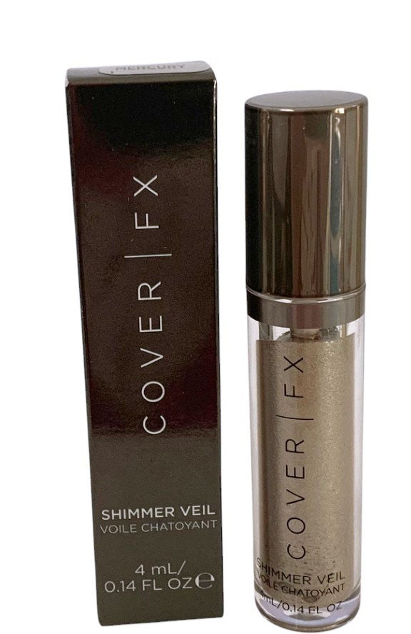 COVER FX SHIMMER VEIL-MERCURY Weightless Cream Shimmer 0.14oz/4ml Made in Italy