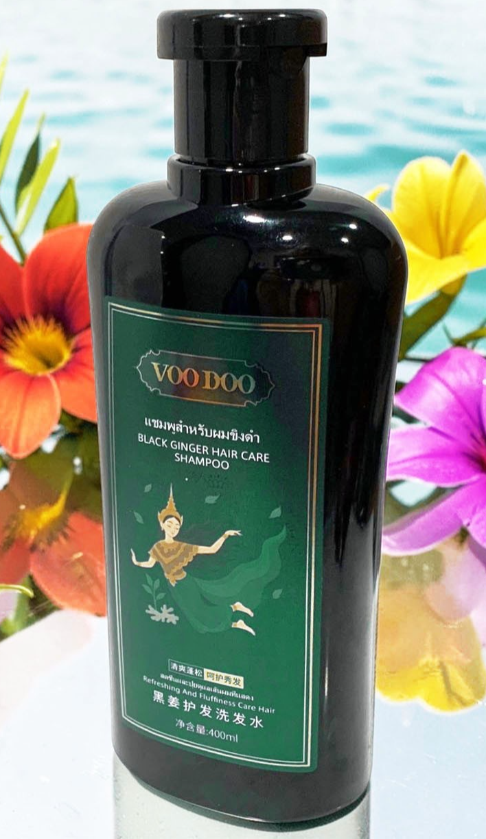 BLACK GINGER HAIR CARE SHAMPOO HERBAL Ginger Hair Growth Treatment 400ml /13.5oz