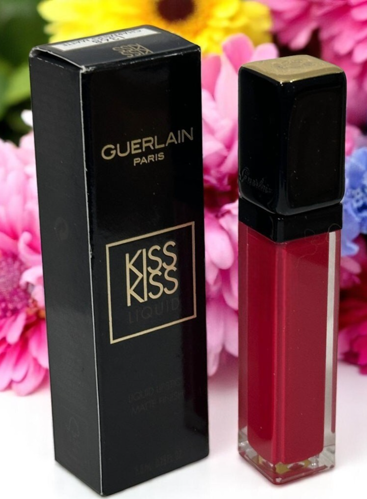 Guerlain Kiss Kiss Liquid Lipstick Matte Finish L368 Charming Matte 0.19oz/5.8ml