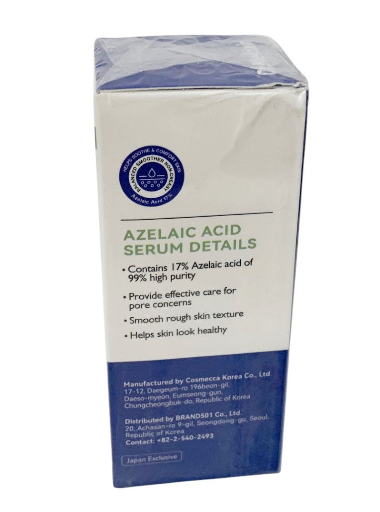 DR.MELAXIN AZELAIC ACID 17% SERUM ZINK PCA+3D Hyal TECA for Oily, Acne Skin 30ml