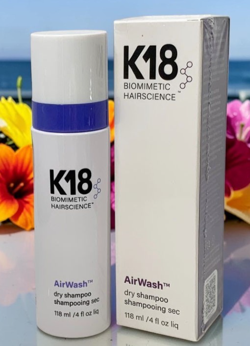 K18 AirWash™ Dry Shampoo 118 ml/4 oz Non-Aerosol New in Sealed Box Exp 02/29
