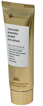 K-SECRET Collagen Boosting Secret Sun Lotion Sunscreen 60ml SET OF 2 as Pictured