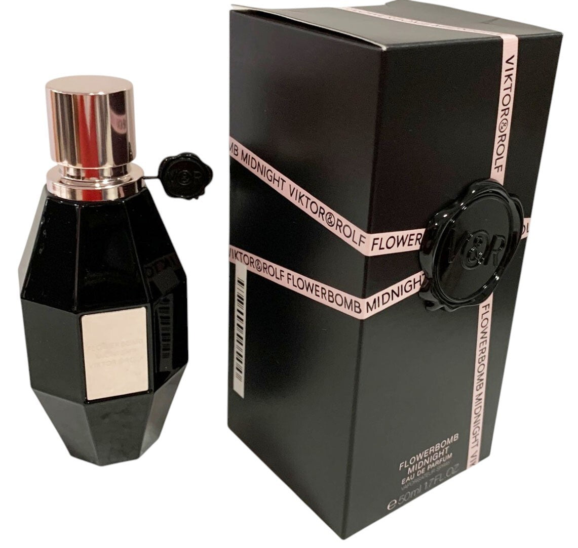 Viktor & Rolf Flowerbomb Midnight Eau de Parfum Spray - 50ml / 1.7oz Unsealed