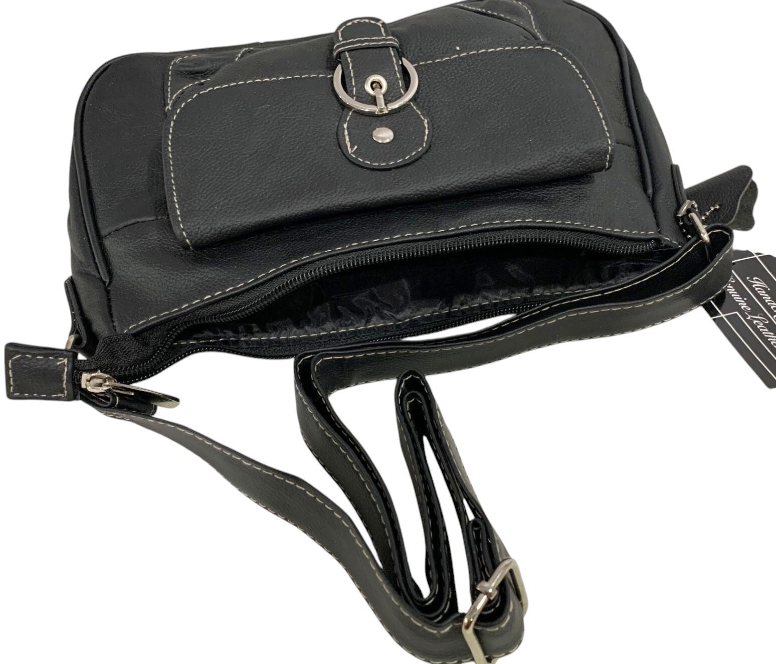 Black Women Vintage Leather Messenger Cross Body Bag Handbag Purse Hobo Satchel