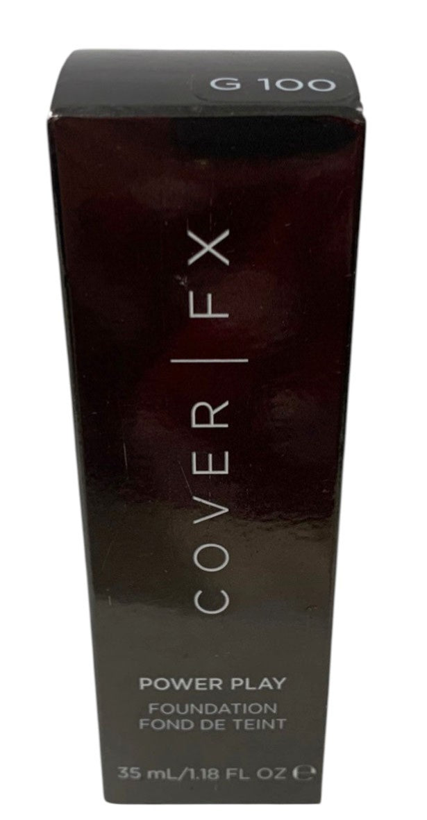 Cover FX Power Play Foundation G 100 Full Size 1.18 oz/35ml, Made in Italy