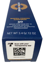 Brush On Block SPF 30 Mineral Powder Sunscreen Translucent 3.4g/.12oz EXP 02/26