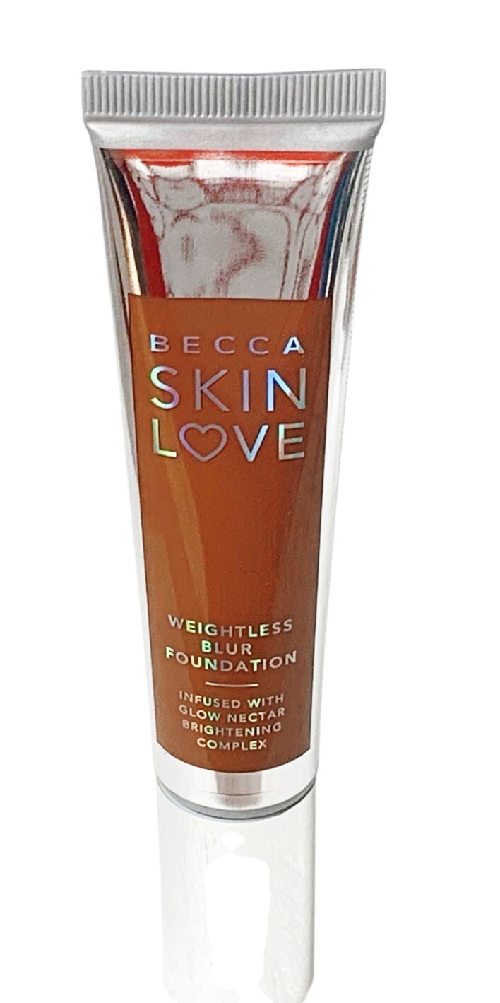 2-Becca Skin Love Weightless Blur Foundation Brightening Complex-Walnut, 1.23 oz