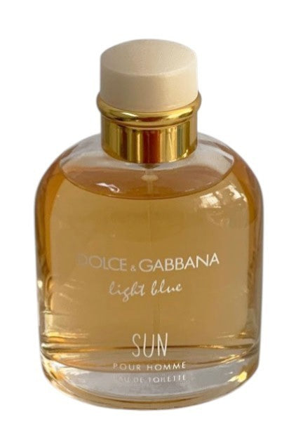 Dolce & Gabbana Light Blue Sun Pour Homme EDT Spray 4.2oz New in White Box