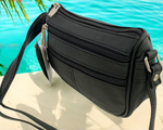 Black Soft Cowhide Leather Small Handbag Crossbody Shoulder Bag  Purse for Women