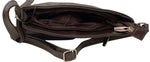 Brown Cowhide Leather Small Handbag Crossbody Shoulder Bag  Purse for Women