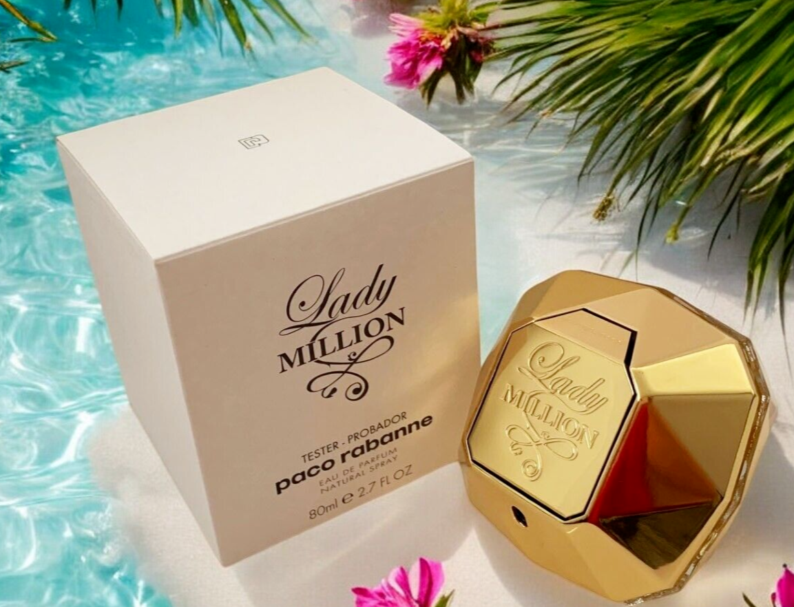 LADY MILLION by Paco Rabanne EDP 2.7oz EDP Perfume For Women NEW AUTHENTIC