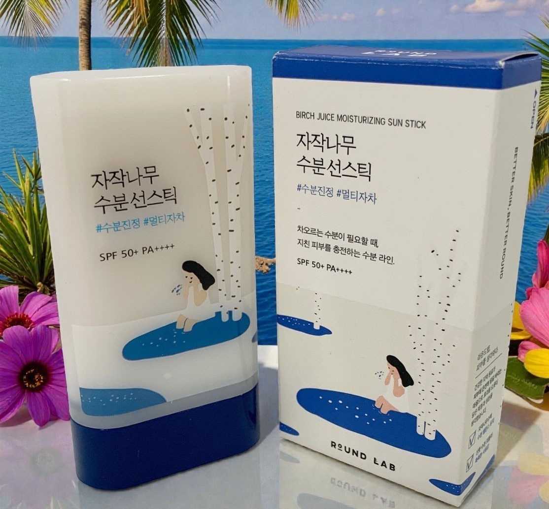 ROUND LAB Birch Juice Moisturizing Sun Stick SPF50+/PA++++ 19g K-Beauty EX 01/28