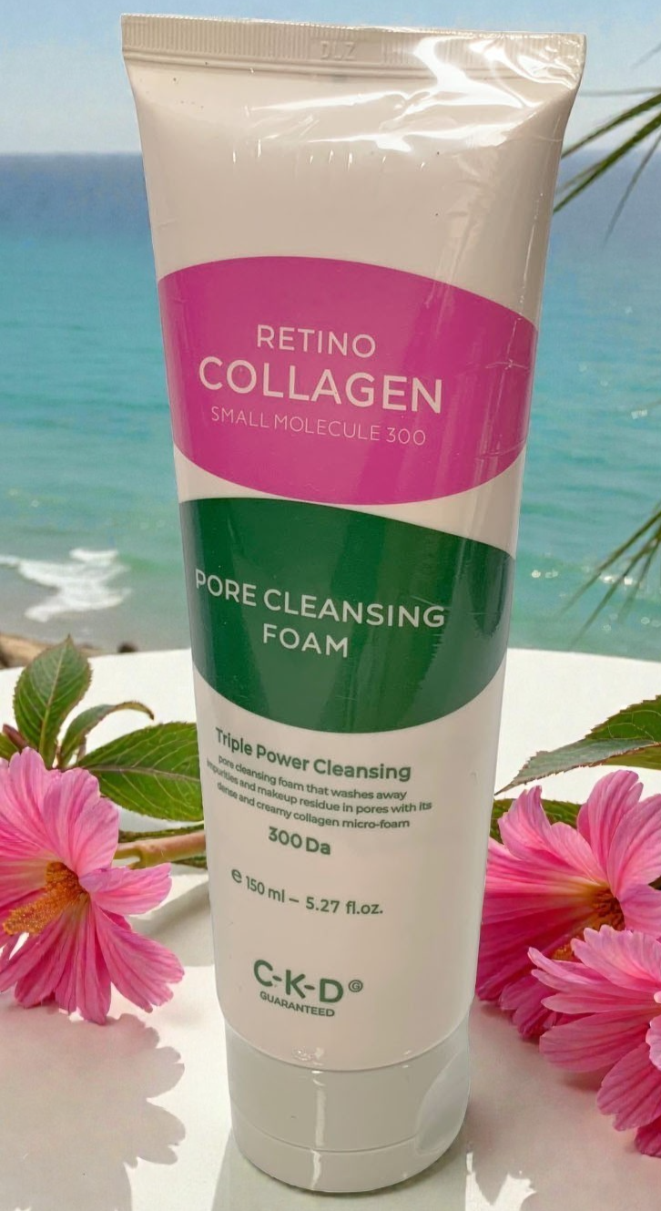 CKD RETINO COLLAGEN 300 Da TRIPPLE POWER PORE CLEANSING FOAM 150ml /5.7oz