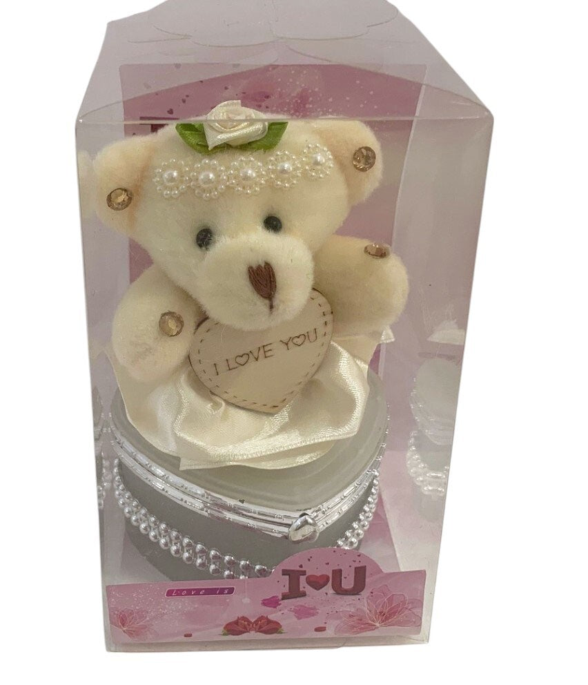 I Love You Bear With Heart Shaped Jewelry Gift Boxes SET OF 4 as On The Pictures