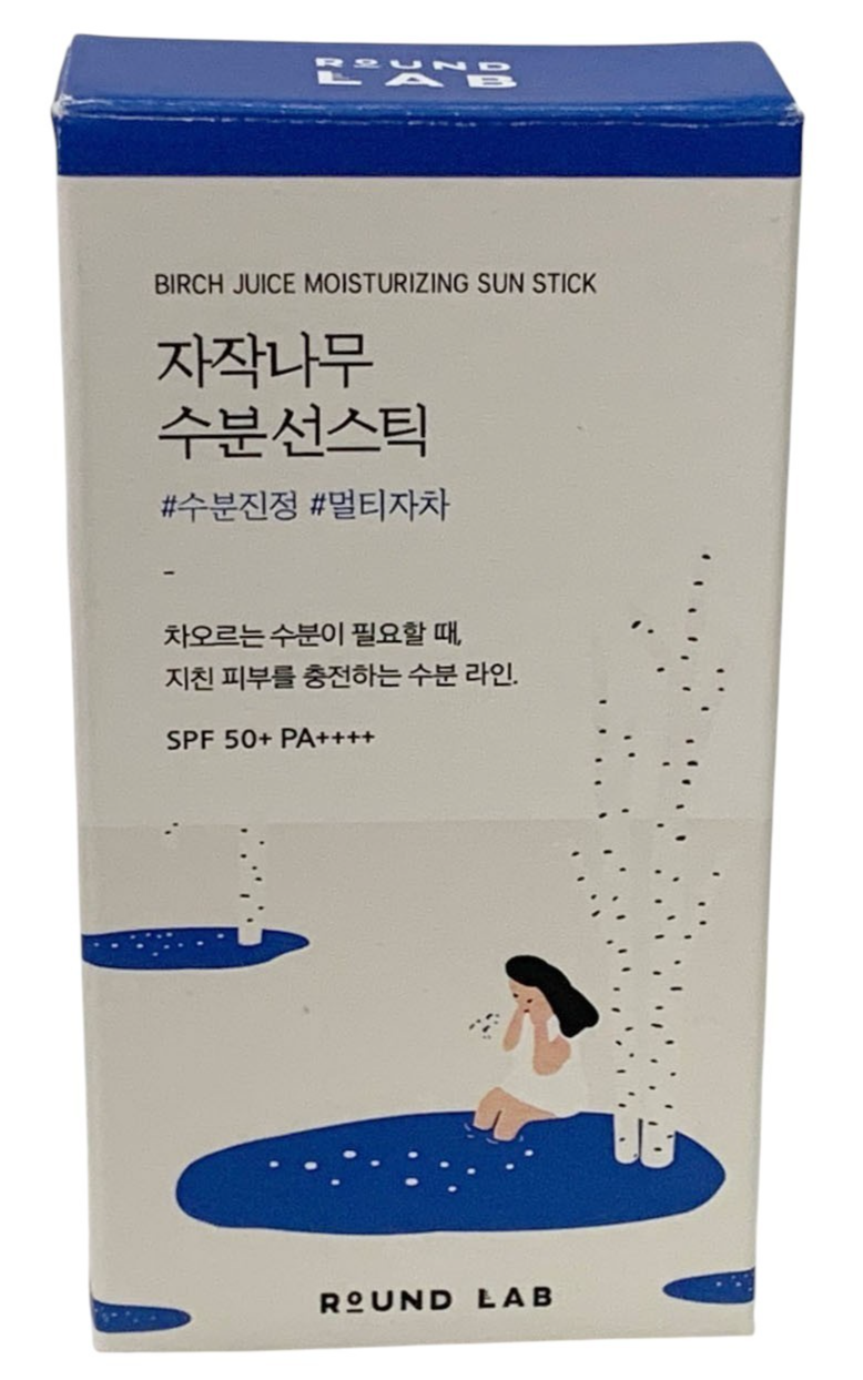 ROUND LAB Birch Juice Moisturizing Sun Stick SPF50+/PA++++ 19g K-Beauty EX 01/28