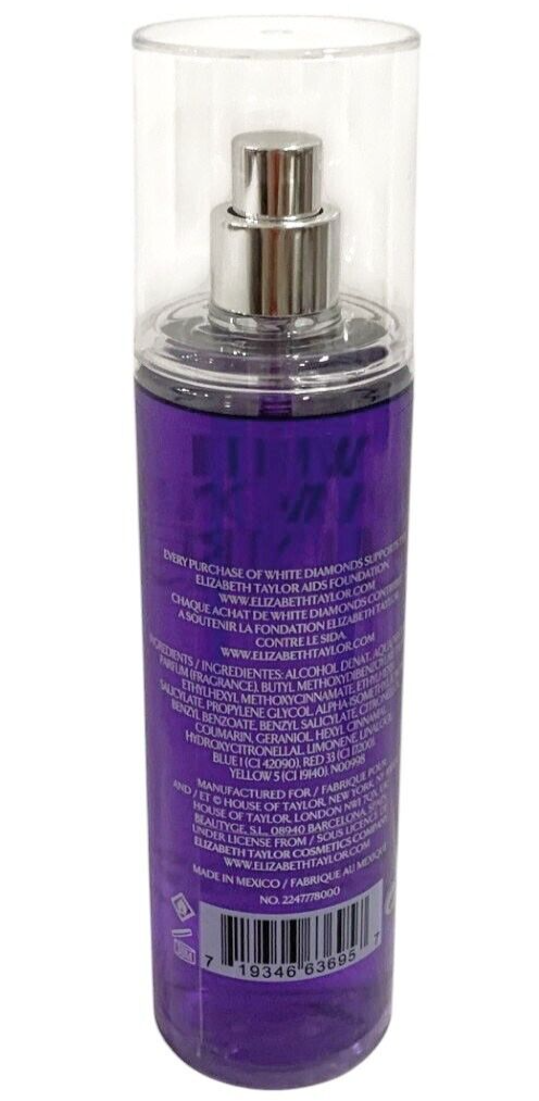 PACK OF 3 WHITE DIAMONDS LUSTRE Elizabeth Taylor Women Fragrance Mist 8.0 oz