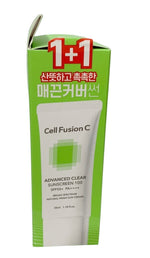Cell Fusion C Advanced Clear Sunscreen 100 SPF 50+/PA++++ 35ml x 2ea K-Beauty
