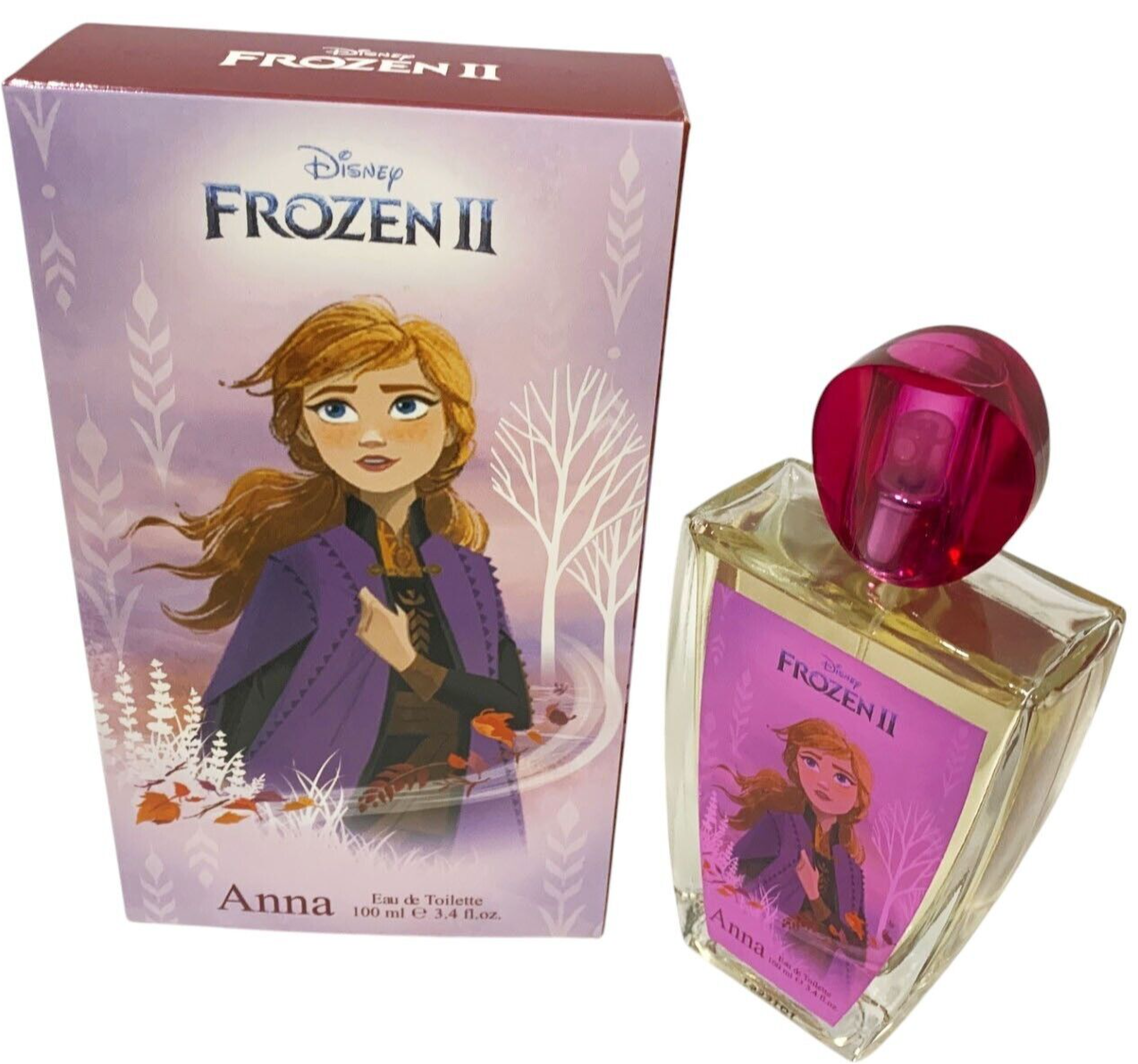 Disney Frozen II Anna 3.4 oz Eau De Toilette Spray By  Disney for Girls-Set of 2
