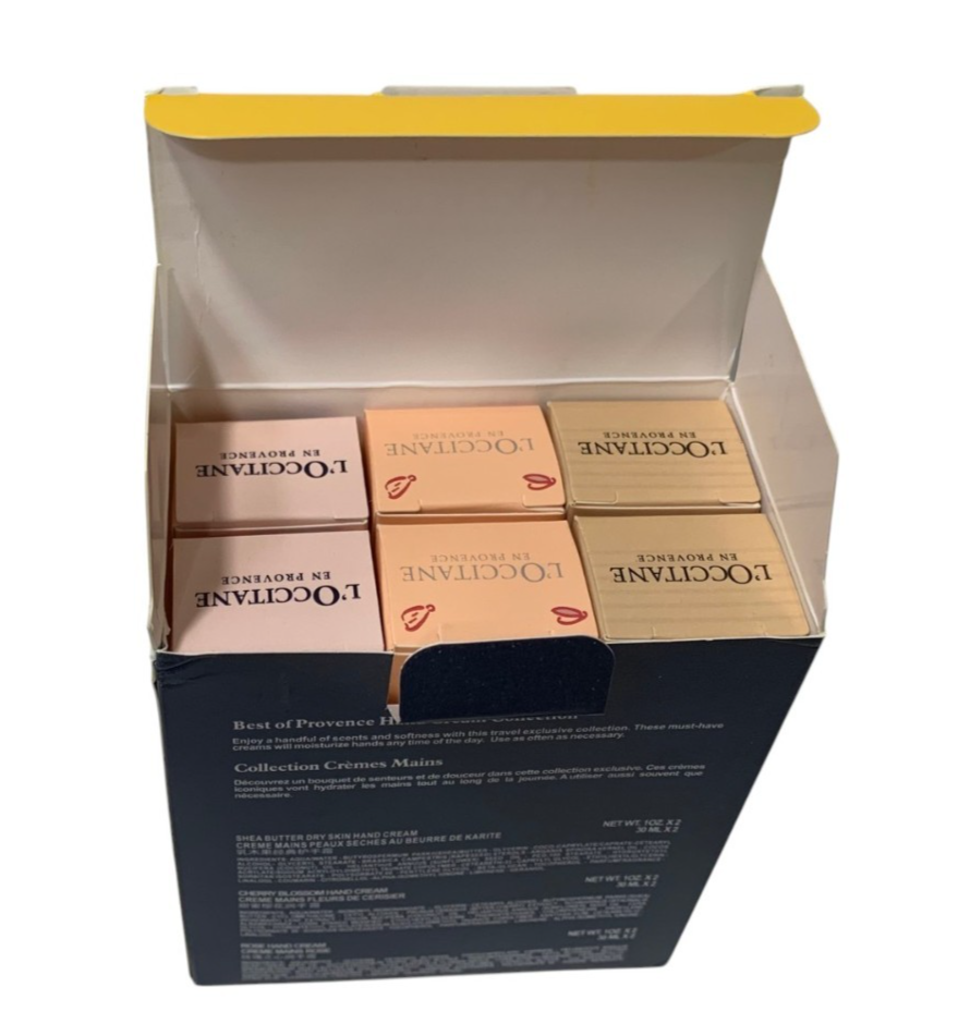 L'Occitane BEST OF PROVENCE HAND CREAM COLLECTION TRAVEL EXCLUSIVE 6 ps+GIFT BAG