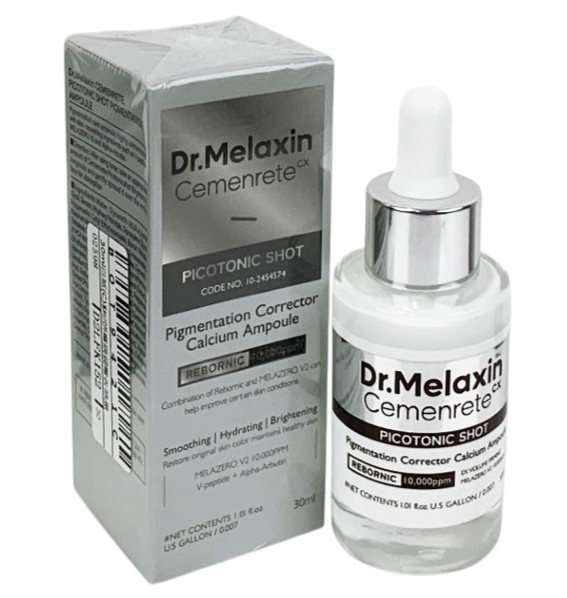 Dr. Melaxin Cemenrete Picotonic Shot Pigmentation Corrector Calcium Ampoule 30ml