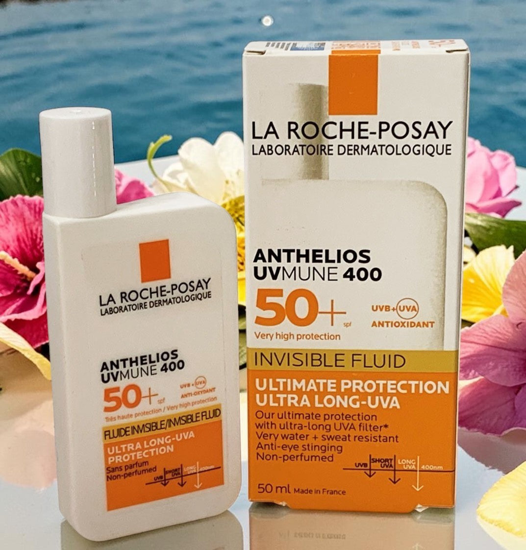 LA ROCHE- POSAY ANTHELIOS UVMUNE 400  SPF50 + INVISIBLE FLUID  50ml EXP 10/28