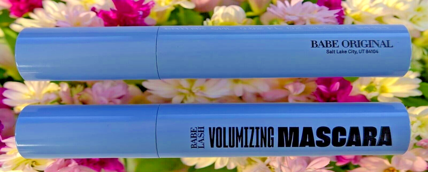 2 -BABE LASH VOLUMIZING MASCARA PEPTIDE AND BIOTIN INFUSED 0.21oz EACH