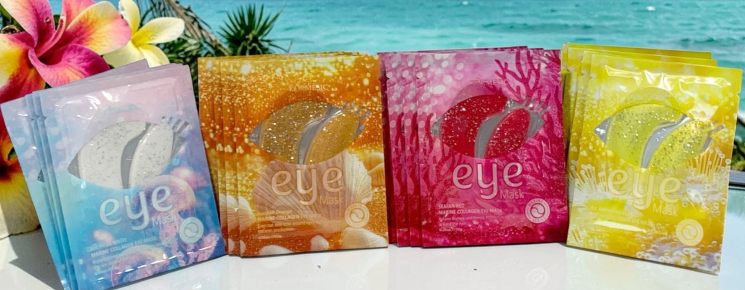 Marine Collagen Eye Gel Mask For Puffy, Fine Wrinkles & Dark Circles 16 Pairs