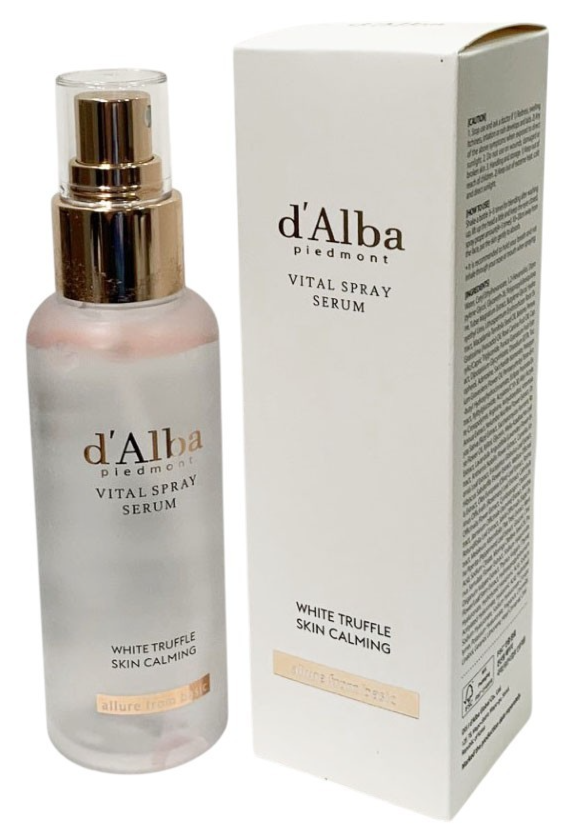 D'Alba White Truffle Skin Calming Vital Spray Serum 100ml/3.4oz Fresh Exp 1/2029