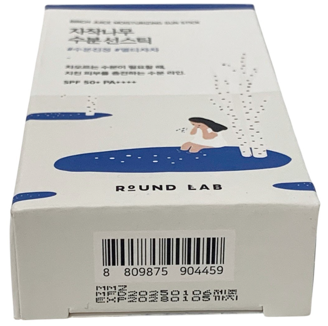 ROUND LAB Birch Juice Moisturizing Sun Stick SPF50+/PA++++ 19g K-Beauty EX 01/28