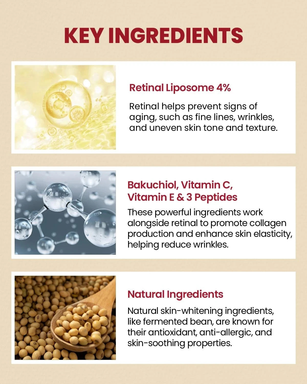K-SECRET SEOUL 1988 Eye Cream Retinal Liposome 4%+Fermented Bean 30ml EXP 2028