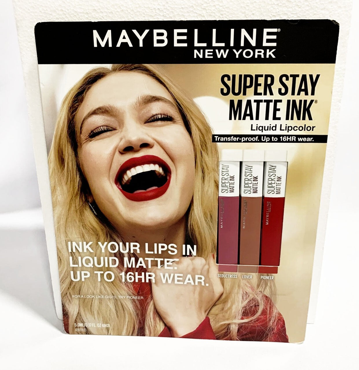 SET OF 3 PCS OF MAYBELLINE SUPER STAY MATTE INK LIQUID LIP COLOR 0.17oz EACH NEW