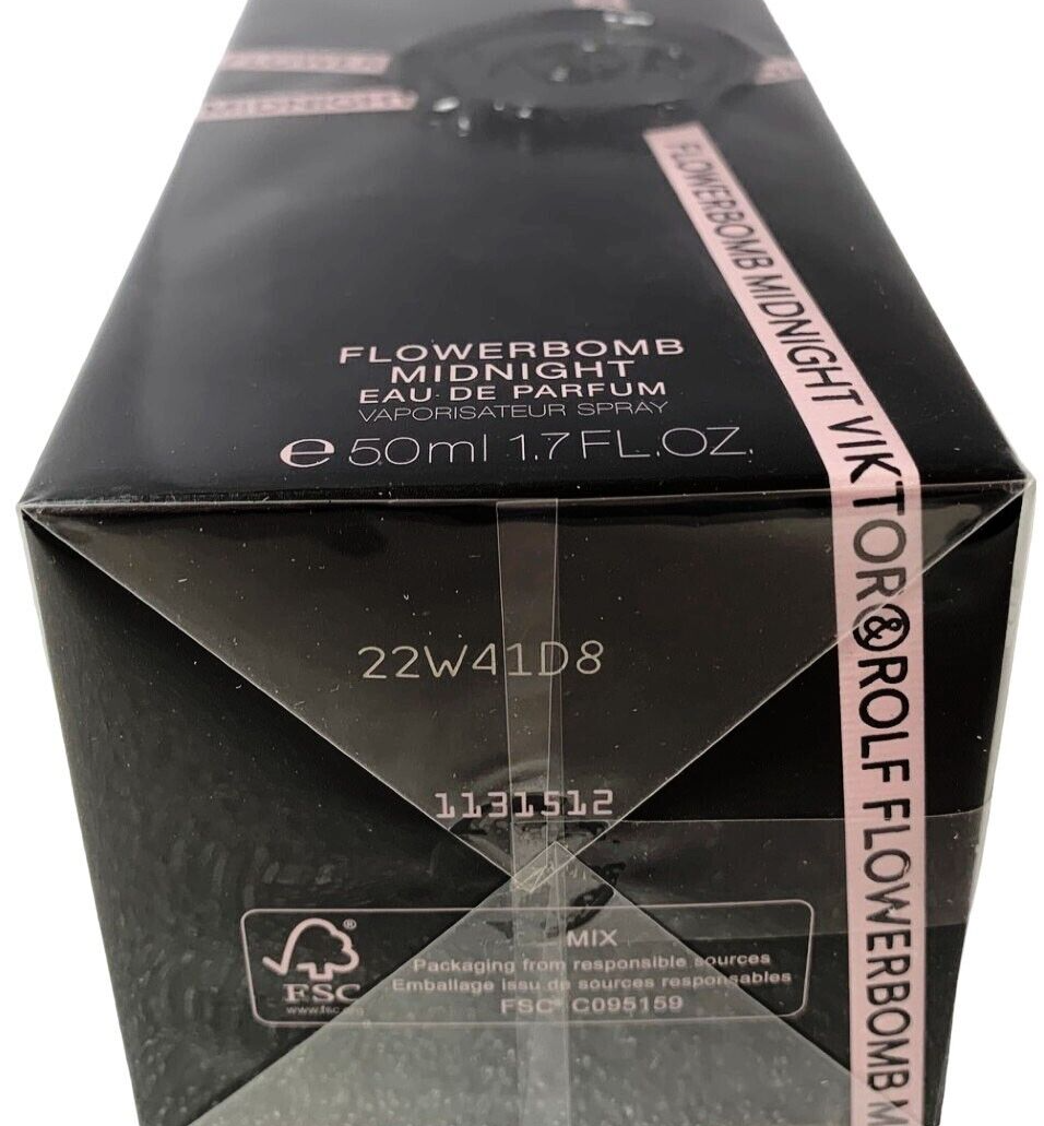 Viktor & Rolf Flowerbomb Midnight Eau de Parfum Spray - 50ml / 1.7oz New Sealed