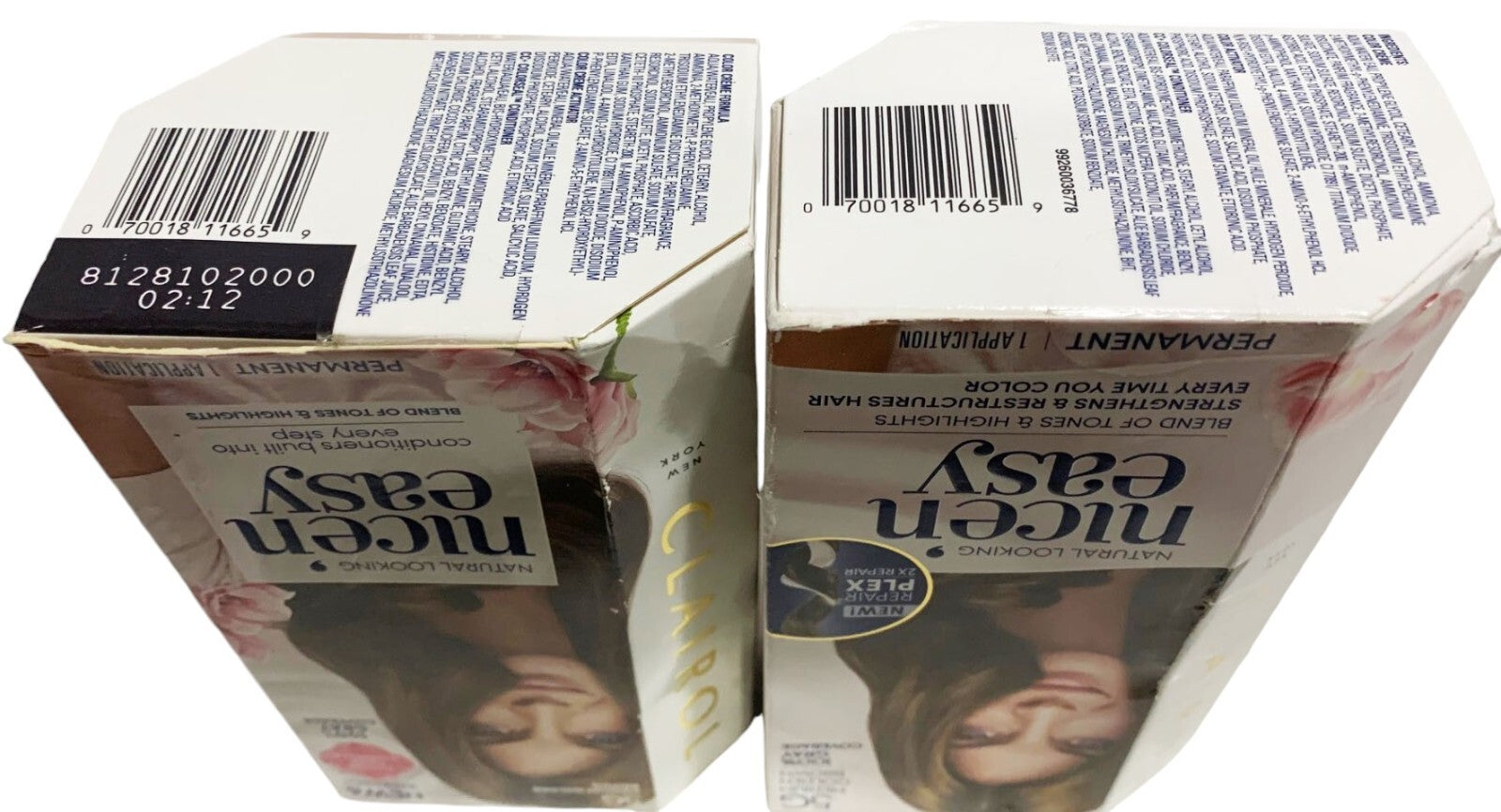 2-CLAIROL Nice & Easy 5G Medium Golden Brown 100% Gray Coverage