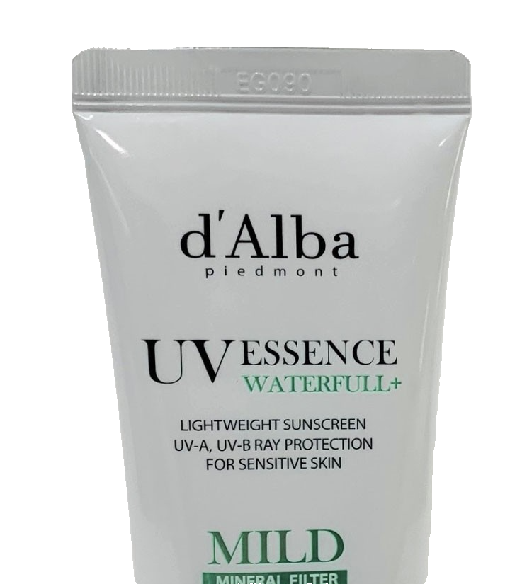 D'ALBA UV ESSENCE WATERFULL  MILD Sun Cream SENSITIVE SKIN 1.7oz GREEN SET OF 2