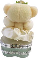I Love You Bear With Heart Shaped Jewelry Gift Box White