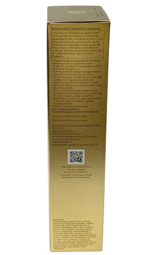 Shiseido Future Solution LX Extra Rich Cleansing Foam 4.7fl.oz/ 125ml EXP 3/28