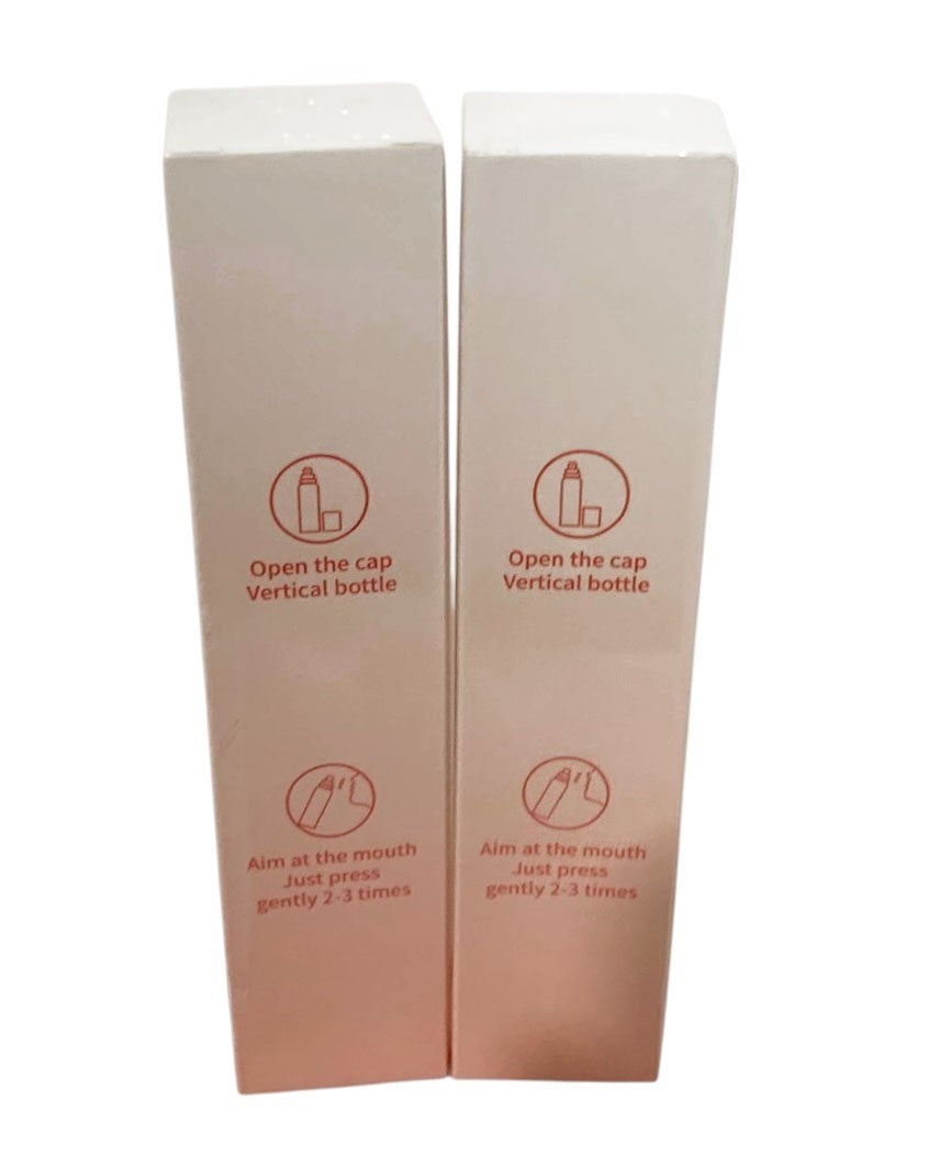 SIRUINI PROBIOTICS FRESH BREATH PEACH MOUTH SPRAY ORAL HEALTH FORMULA 20ml -2 PC