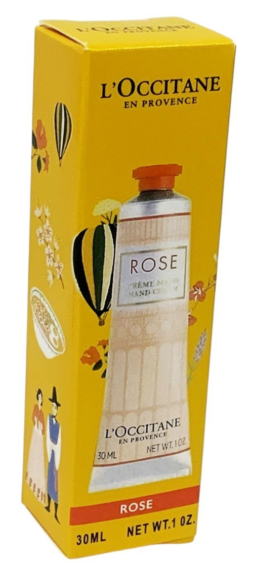 L’Occitane Provence Around The World Rose Hand Cream 30ml/1oz Set of 2 Ex 7/28