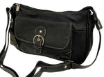 Black Women Vintage Leather Messenger Cross Body Bag Handbag Purse Hobo Satchel