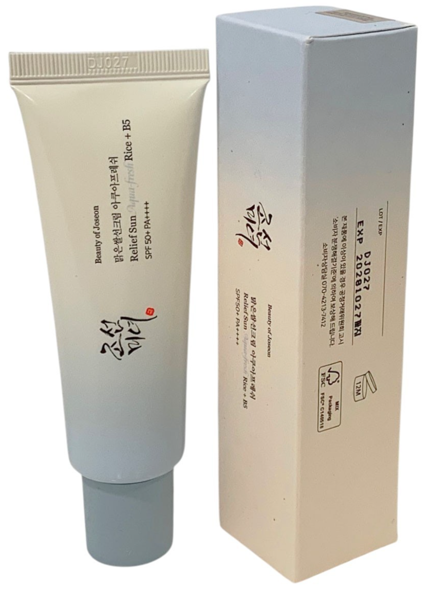 BEAUTY OF JOSEON Relief Sun Aqua Fresh Rice+B5 SPF50+ PA++++ 50ml SET OF 2 FRESH