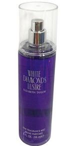 PACK OF 2 WHITE DIAMONDS LUSTRE Elizabeth Taylor Women Fragrance Mist 8.0 oz