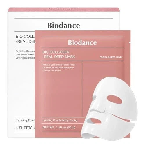 BIODANCE Bio-Collagen Real Deep Facial Sheet Mask Set of 4
