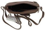 Brown Soft Cowhide Leather Small Handbag Crossbody Shoulder Bag  Purse for Women