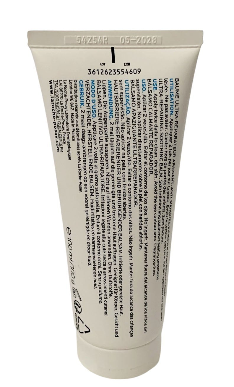 La Roche Posay Cicaplast Baume B5+ Ultra-Repairing Soothing Balm 3.3oz Ex 05/28