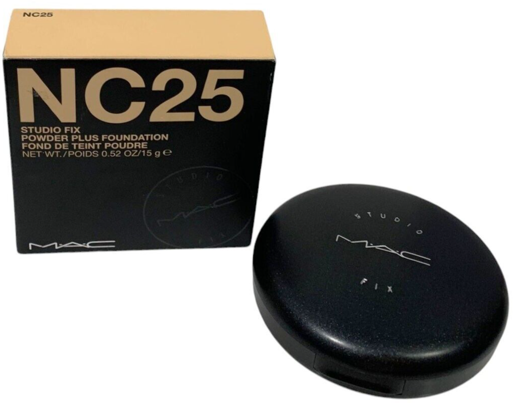 MAC Studio Fix Powder Plus Foundation Shade NC25 Full Size 15g / 0.52oz
