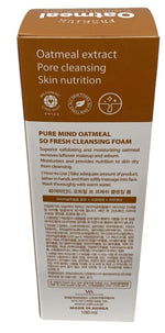 Pure Mind Premium Oatmeal So Fresh Cleansing Foam 100 ml Sealed in Box