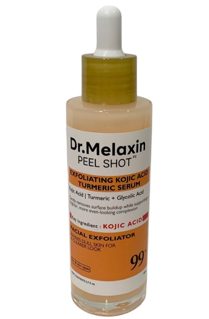 Dr.Melaxin Peel Shot Exfoliating Kojic Acid Turmeric Serum 2.7oz K-Beauty FRESH