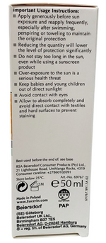 Eucerin Oil Control Dry Touch Sun Gel Cream Ultra Light Acne Skin SPF50+ 50ml