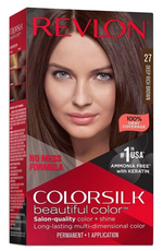 Revlon ColorSilk Beautiful Color Deep Rich Brown 27 Long Lasting Sealed Box